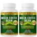 Green Coffee Bean Extract 100% Pure Green Coffee Bean Capsules 50% Chlorogenic Acid 1000 mg Strength 120 Capsules 4 Month Supply Non-GMO and Gluten Free Traditional Herbal Supplement