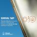 Texas Bushcraft Emergency Camping Tarp 10x10 - Waterproof Shelter for Backpacking and Hiking | 70D Ripstop Nylon Survival Tarp with Reflective Aluminized Polymer - Buy Online on GoSupps.com