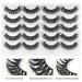 KOUSEI Russian-C False Eyelashes - 3D Volume Faux Mink, Dramatic & Fluffy - 10 Pairs - Buy Online on GoSupps.com