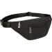 Fashion Waterproof Fanny Pack for Men & Women - Adjustable Belt - Casual Bum Bag for Travel & Sport Running (2-Black) - Buy Online on GoSupps.com