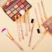 Buy WLLHYF 10-Piece Crystal Makeup Brush Set | Synthetic Fiber Tools for Flawless Foundation Eyeshadow Eyeliner & More - International Shipping Available - Buy Online on GoSupps.com