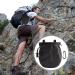 Sleeekee 1-Piece Black Climbing Gear with Metal Buckle | Adjustable Chalk Bag & Multifunctional Powder Bag for Fitness & Gymnastics | International Shipping - Buy Online on GoSupps.com