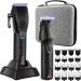 Zesuti Professional Hair Clippers & Trimmer Set - Cordless Haircut Kit with 4 Speeds - Barber Supplies for Men - T-Blade Trimmer - Black - Buy Online on GoSupps.com