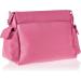 Leather Crossbody Baby Diaper Bag | Multifunctional Baby Bags for Moms & Dads | Bubble Gum Pink - Rose - Buy Online on GoSupps.com