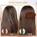 Wild Boar Brass Hair Brush | Aisely Antistatic Wooden Leather Bun Brush for Frizz-Free Styling - Buy Online on GoSupps.com