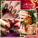 INPING Christmas Gel Polish Set - Santa Red Green Gold Xmas Nail Polish - UV/LED Soak Off - Glitter Long-lasting Gift - 3 PCS x 8ml/0.27oz - Buy Online on GoSupps.com