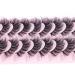 FANXITON Cat Eye False Eyelashes - 10 Pairs Wispy Mink Lashes Fluffy 18mm C Curl for Natural Look - Buy Online on GoSupps.com