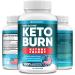 Keto Pills with Pure BHB Exogenous Ketones - Effective Keto Burn Made in USA - Advanced Keto Supplement for Ketosis Support - Keto BHB - 60 Capsules
