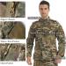 LANDUNSI Mens Multicam Jacket & Tactical Pants ACU Set - X-Large | Airsoft Combat Shirt, Military Uniform for Hunting & Paintball - Buy Online on GoSupps.com
