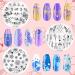 Ruijie Nail Art Stamping Set - 12 Templates with Snowflakes for Stunning Manicure Designs - Nail Transfer Tools for Creative Nail Art - Buy Online on GoSupps.com