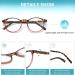Shop Women's Blue Light Blocking Reading Glasses - 4 Pairs Mix Color 2.50 Spring Hinge Eyewear | Anti Eyestrain & Glare for Computer Use - Buy Online on GoSupps.com