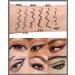 Brown Waterproof Eyeliner Pencil 2Pcs Smudge Proof Long Lasting Gel Eyeliner Creamy Smooth Waterline Eyeliner Highly Pigmented Micro-Fine Retractable Eyeliner with Built-In Sharpener & Smudger-03 03 Brown - Buy Online on GoSupps.com