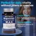 Magnesium & Energy Complex 4 Types of High Absorption Magnesium with Lion s Mane Mushroom L-Theanine CoQ10 Taurine Focus Relaxation Muscle & Energy Support Vegan Non-GMO 90 Capsules - Buy Online on GoSupps.com