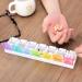 LEMBOL Weekly Detachable Pill Organizer - Large Daily Pill Box for Pills/Vitamins/Supplements - Rainbow - Buy Online on GoSupps.com