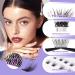 Self Adhesive Waterproof Eyelashes - No Glue Needed Reusable Thick Lash Clusters Kit (48 PCS) with Tweezers for Beginners - Buy Online on GoSupps.com