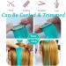 Rhyme Rainbow Hair Extensions - 9PCS Colored Clip In/On Hair Accessories for Women/Girls - Buy Online on GoSupps.com