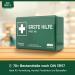 Complete DIN 13157:2021 First Aid Package - Basic Plus with Wall Bracket Registration Block Guide & Seal Sticker - Ideal for Company Associations - Buy Online on GoSupps.com