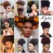 2Pcs Afro Puff Drawstring Ponytail | Kinky Curly Synthetic Hairpiece - Ombre Color for Black Women - Buy Online on GoSupps.com