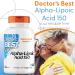 Doctor's Best Alpha-Lipoic Acid 150mg - 120 Vegan Capsules | Laboratory Tested, Gluten-Free, SOYA-Free & Vegetarian - Buy Online on GoSupps.com