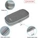 YOUSHARES Insulin Cooler Bag - Best Diabetic Storage for Safe Cold Supplies | Gray - Ideal for International Shipping - Buy Online on GoSupps.com
