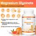 Orange Naturals - Magnesium Glycinate Supplement - 200mg 180 v-caps - For Healthy Bones Teeth Proper Muscle Function Pressure Relief & Promote Sleep Relaxation - Vegan - Highly Absorbable Form - Non GMO 180 count (Pack of 1) 200 mg - Buy Online on GoSupps.com