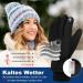 Qifengl Waterproof Winter Gloves for Men & Women | Touchscreen 3M Thinsulate Ski Gloves | Non-Slip Bike Gloves for Hiking Running & Motorcycling - Black - Buy Online on GoSupps.com