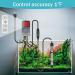 Hygger Titanium Tube Submersible Aquarium Heater 200W with Digital Thermostat - Buy Online on GoSupps.com