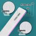 FANDAMEI Double Sided Nail Files 100/180 Grit Emery Boards - 15pcs Professional Nail Styling Tools for Home and Salon Use - Buy Online on GoSupps.com