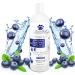 Lillian Ruff Berry Blue Brightening Face and Body Wash for Dogs and Cats - Tear Free Blueberry Shampoo - Remove Tear Stains, Hydrate Dry Itchy Skin, Add Shine & Luster to Coats - Made in USA (16oz) Shampoo 16 Fl Oz (Pack of 1)