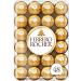 FERRERO ROCHER Fine Hazelnut Milk Chocolate Gift Box 48 Count Ideal Hostess Gift 600g & Premium Chocolate Bar Milk Chocolate with Hazelnuts and Almonds Bar 90g - Buy Online on GoSupps.com