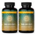 Primal Harvest 2 Pack Primal Bone Health Calcium Carbonate Bone Health Complex for Men & Women with Calcium Magnesium Zinc Manganese Potassium & L-Carnitine (240 Capsules) 2 Pack (120 Count)