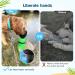 Pecute 650ml Dog Drinking Bottle - Portable Silicone Water Bottle with Foldable Bowl for On-the-Go Pets - Buy Online on GoSupps.com