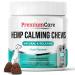 PREMIUM CARE Hemp Calming Chews for Dogs, Made in USA - Helps with Dog Anxiety, Separation, Barking, Stress Relief, Thunderstorms and More, 9.3 oz (264g), 120 Count Calming Duck