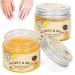 2pcs Hand Mask Milk & Honey Peel Off Hand Wax Moisturizing Mask Exfoliating Hand Wax Mask for Dry Hands Skin Nourish Hydrating Whitening Skincare Gift For Women