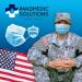 PandMedic Disposable Face Masks Made in USA | Premium 3-Ply Medical Safety Masks - Breathable Elastic Ear Loops - 50ct Resealable Bag for International Shipping - Buy Online on GoSupps.com