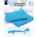 Komoko 3-Piece African Exfoliating Net Set - Pink Blue Black | Authentic Bath Sponge for Smooth Skin | Deep Cleanse & Natural Fiber Exfoliation - Buy Online on GoSupps.com