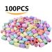 100pcs Dreadlock Beads Hair Tube Beads - Mixed Colors Style1 | Hair Braiding Decoration Accessories - Buy Online on GoSupps.com