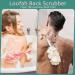 12 Pcs Long Handled Shower Loofah Back Scrubber Set for Men and Women - Exfoliating and Cleaning Bath Body Brush and Sponge Poufs - Buy Online on GoSupps.com