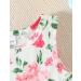 Puseky Toddler Girl Floral Dress and Cardigan Set 4-5 Years Pink - Sleeveless Dress with Ribbed Cardigan Coat - Buy Online on GoSupps.com