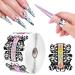 DouborQ 500PCS Acrylic Nail Forms | Nail Extension Tips for Acrylic & UV Gel Nails | Guide Stickers for Nail Art | Salon Equipment - 1 Count - Buy Online on GoSupps.com