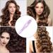 Muflydo Hair Curler Automatic Quick Heating Curling Wand - Ions Auto Curler Waver Hair Tool 3 Adjustable Temps for Home Travel Salon 32MM Purple - Buy Online on GoSupps.com
