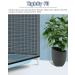 Bissap Bird Cage Seed Catcher - Universal Nylon Mesh Cover for Parrot Cage Seed Guard (Black) - Buy Online on GoSupps.com