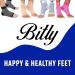 Bitly Ankle Brace - Compression Sleeve for Heel & Ankle Pain Relief - Neuropathy Nano Socks (Gray, Small) - Buy Online on GoSupps.com