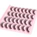 TNFVLONEINS 02M-Short 14 Pairs Natural Wispy Mink False Eyelashes - Short Cat Eye Extension for Natural Manga Strip Look - Buy Online on GoSupps.com