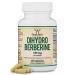 Dihydroberberine Supplement 100mg 60 Capsules (Patented GlucoVantage Super Berberine May be 5X More Effective Than Berberine with Less Side Effects) Third Party Tested Vegan Safe by Double Wood