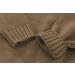 KISLOVE Kids Knitted Jumper - Chunky Ribbed Sweater for Boys & Girls | Long Sleeve Knitwear Top for Toddlers | Soft Unisex Baby Clothes for Autumn Outwear - Size 130 Coffee - Buy Online on GoSupps.com