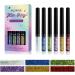 Colored Eyeliners Liquid Eye Shadow Pigmented Eye Liner 6 Colors | Long Lasting Glitter Eyeshadow Waterproof Shimmer Eyeliner Eye Glitter for Festival Eye Makeup Rowces - Buy Online on GoSupps.com