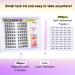 Buy Wispy Lash Clusters - 200pcs Self Adhesive Eyelash Strips for DIY C Curl Extensions | TOOCHUNAG 21F-Cat Eye - Buy Online on GoSupps.com