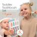 Cherish Baby Care Toddler Toothbrush Set (4-Pack) - BPA-Free & Safety-Tested Kids Toothbrush for 1 Year Old Toddler Designed by a Paediatric Dentist Soft-Grip Toothbrush Toddler 1-2 Years (Multi) Multi - Boys Toddlers - Buy Online on GoSupps.com