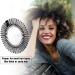 9-Piece Flexible Circular Stretch Comb Set for Women & Girls - 3 Colors (Black, White, Clear) - Buy Online on GoSupps.com